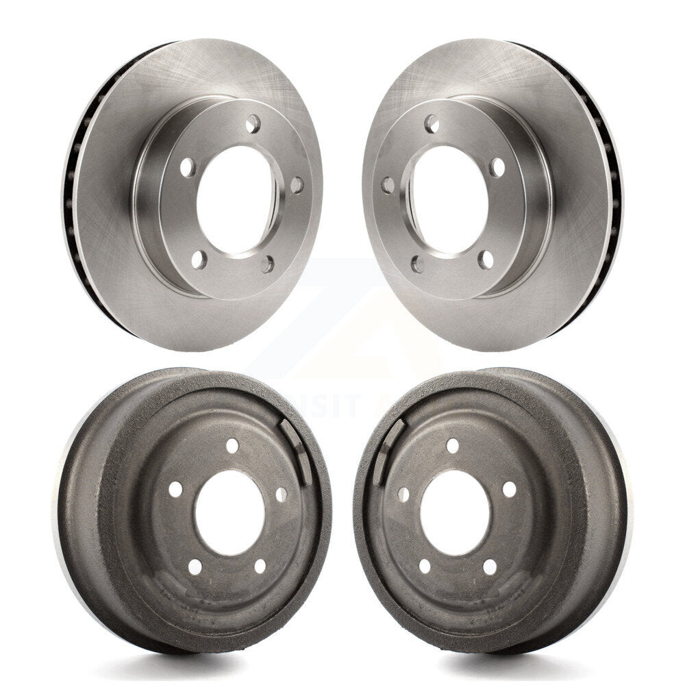 Disc Brake Rotors Drums Kit Front Rear For Ford F-150 Bronco