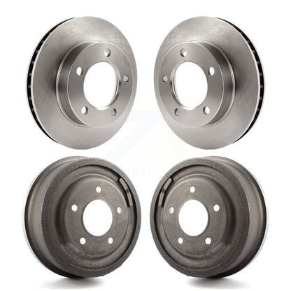Disc Brake Rotors Drums Kit Front Rear For Ford F-150 Bronco
