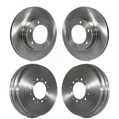Brake Rotors Drum Front Rear Kit For 2002 Toyota 4Runner With 16" Factory Wheels