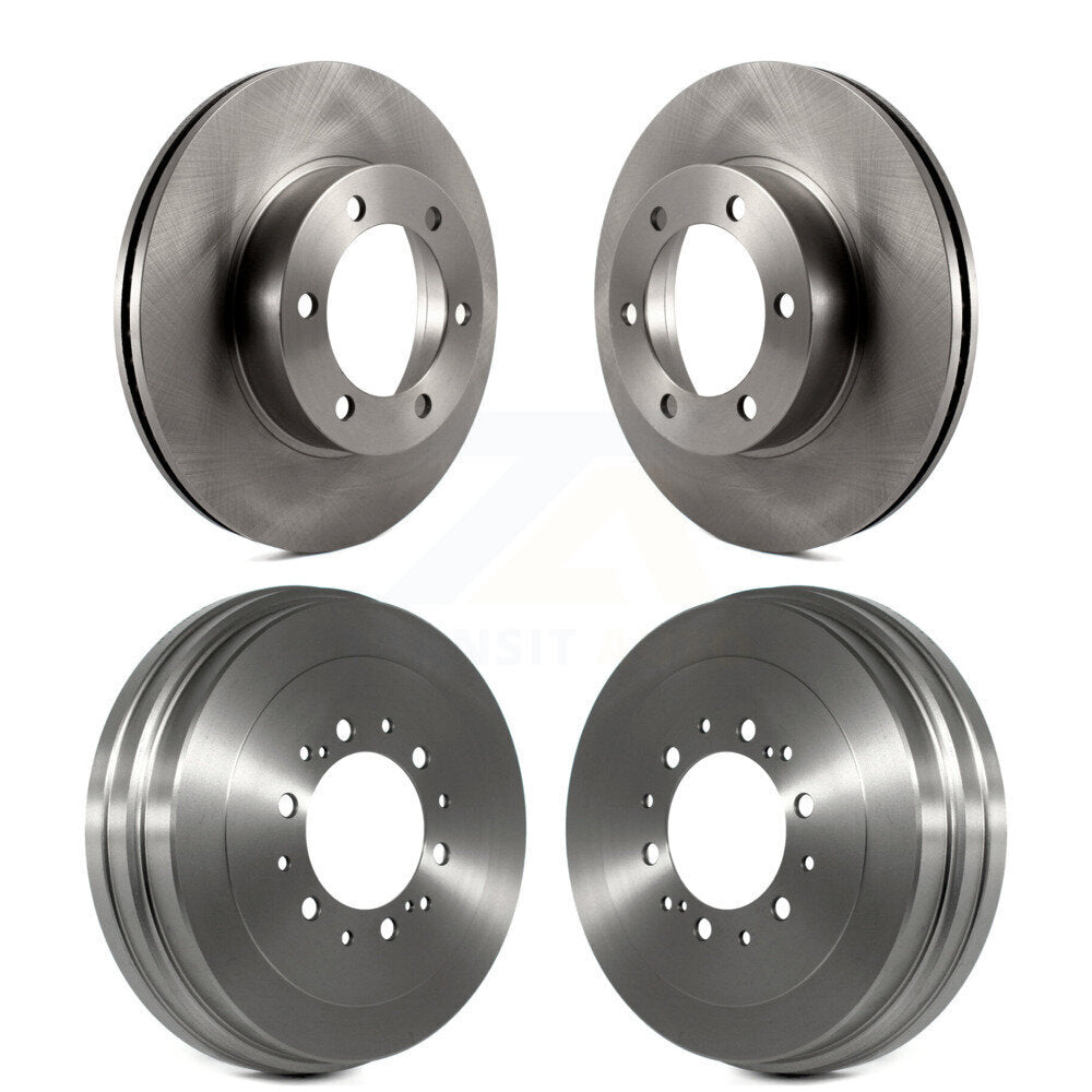Disc Brake Rotors Drums Kit Front Rear For Toyota Tundra