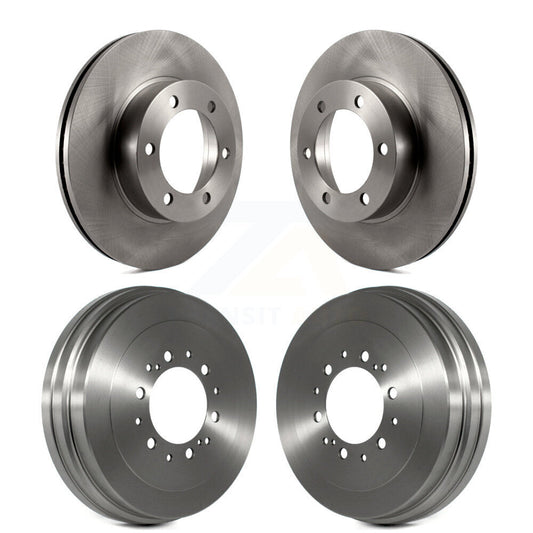 Disc Brake Rotors Drums Kit Front Rear For Toyota Tundra