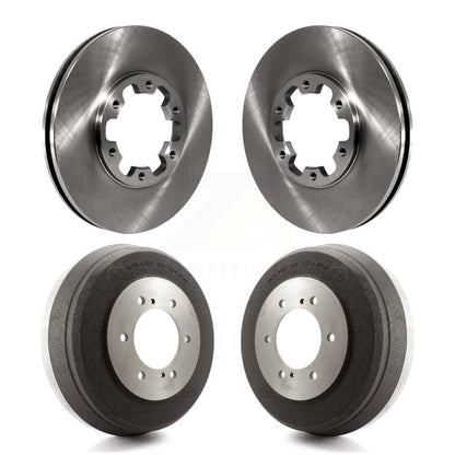 Disc Brake Rotors Drums Kit Front Rear For Nissan Pathfinder INFINITI QX4