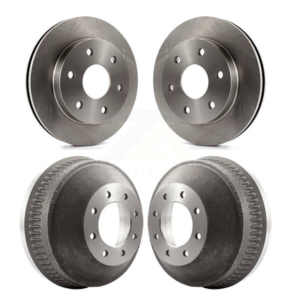 Disc Brake Rotors Drums Kit Front Rear For Chevrolet Suburban 1500