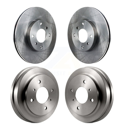 Disc Brake Rotors Drums Kit Front Rear For Nissan Sentra 2.0L