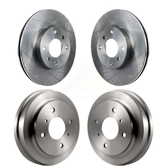 Disc Brake Rotors Drums Kit Front Rear For Nissan Sentra 2.0L