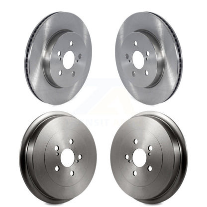 Disc Brake Rotors Drums Kit Front Rear For 2019 Toyota Corolla 2.0L