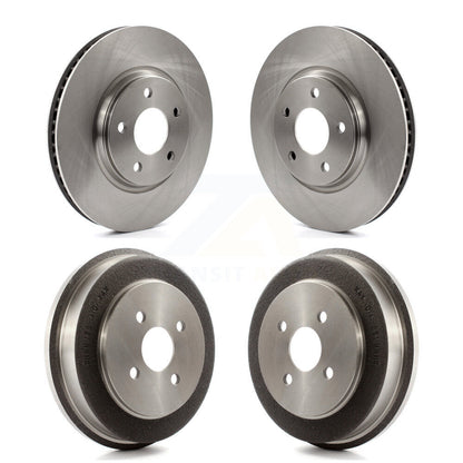 Brake Rotors Drums Front Rear Kit For 2006 Pontiac Pursuit With Disc Brakes