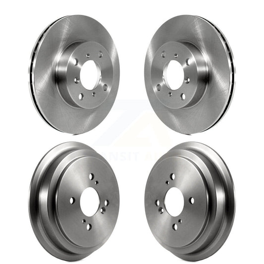 Disc Brake Rotors Drums Kit Front Rear For Suzuki Aerio Esteem