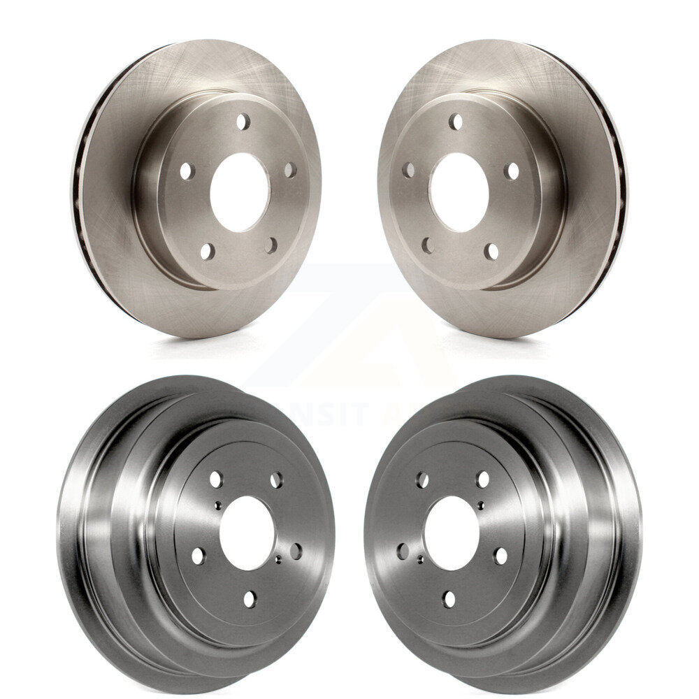 Disc Brake Rotors Drum Kit Front Rear For Dakota Dodge Ram Mitsubishi Raider