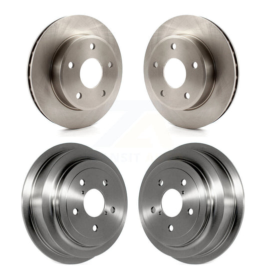Disc Brake Rotors Drum Kit Front Rear For Dakota Dodge Ram Mitsubishi Raider
