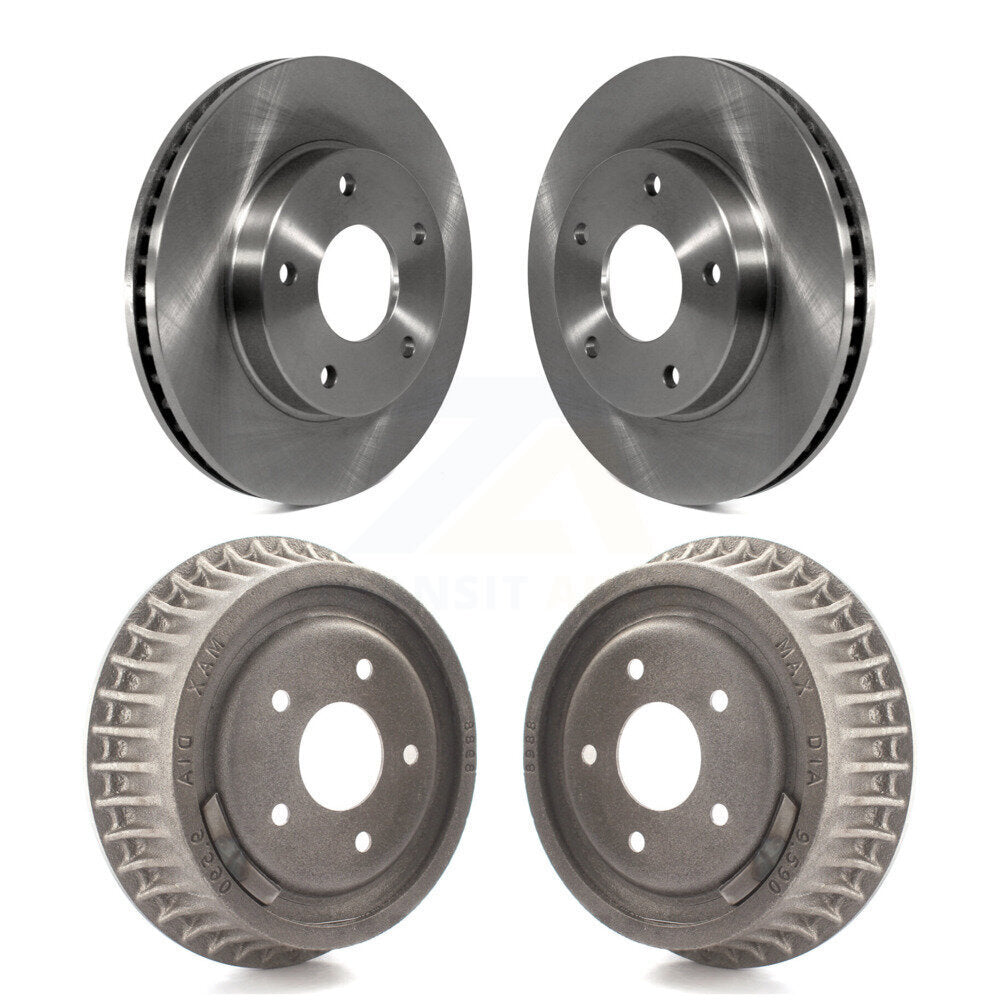 Disc Brake Rotors Drums Kit Front Rear For Chevrolet S10 Isuzu Hombre