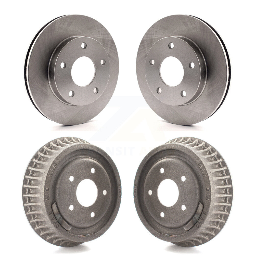 Disc Brake Rotors Drums Front Rear Kit For Chevrolet S10 GMC Sonoma Blazer Jimmy