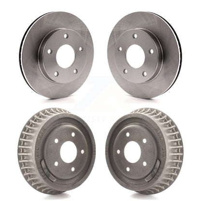 Disc Brake Rotors Drums Front Rear Kit For Chevrolet S10 GMC Sonoma Blazer Jimmy