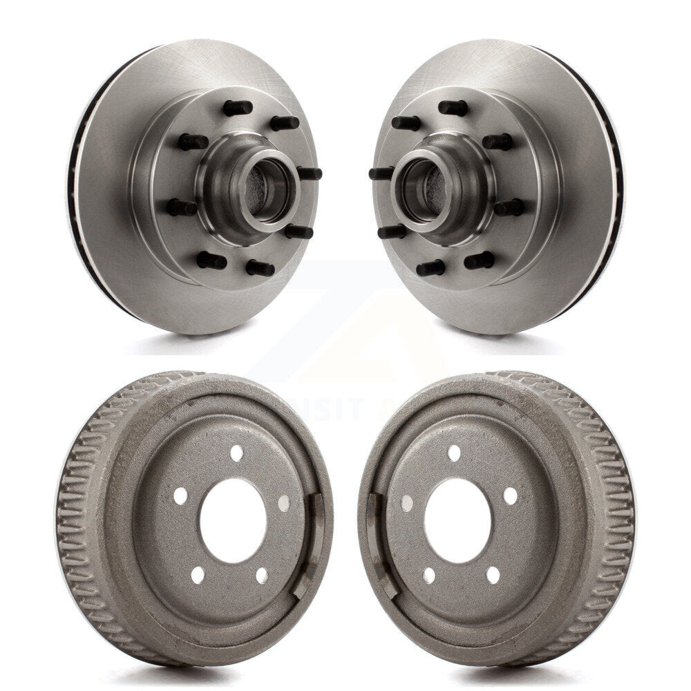 Brake Rotor Drum Kit Front Rear For Chevrolet Tahoe GMC Yukon C1500 Suburban