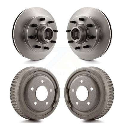 Brake Rotor Drum Kit Front Rear For Chevrolet Tahoe GMC Yukon C1500 Suburban