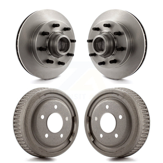 Brake Rotor Drum Kit Front Rear For Chevrolet Tahoe GMC Yukon C1500 Suburban