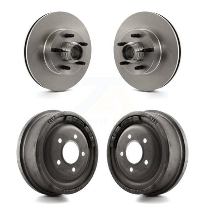 Disc Brake Rotors Drum Kit Front Rear For Ford Ranger With 10" Diameter