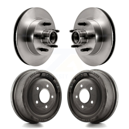 Disc Brake Rotor Drum Kit Front Rear For Ford Ranger Mazda B4000 B3000 B2500