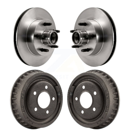 Disc Brake Rotor Drum Kit Front Rear For Ford Ranger Mazda B4000 B3000 B2500