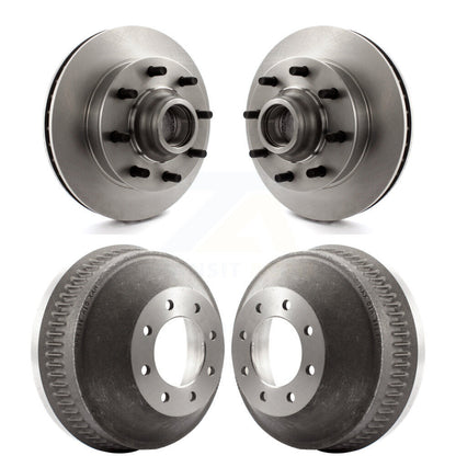 Brake Rotor Drum Front Rear Kit For Chevrolet C2500 GMC Express 2500 C1500 G3500