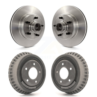 Disc Brake Rotors Drums Kit Front Rear For Chevrolet Astro GMC Safari