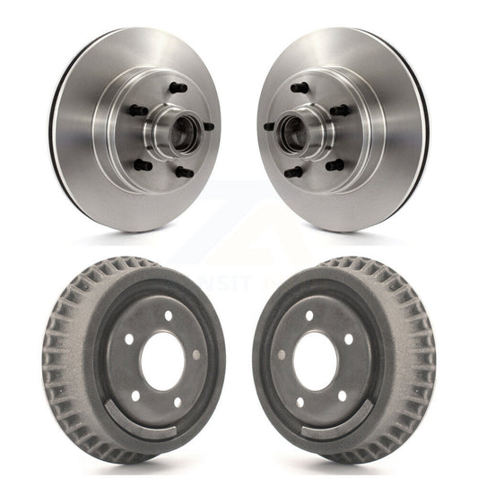 Disc Brake Rotors Drums Kit Front Rear For Chevrolet Astro GMC Safari
