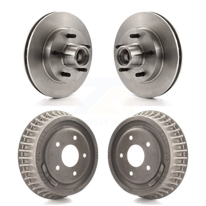 Disc Brake Rotors Drums Front Rear Kit For Chevrolet S10 GMC Sonoma Jimmy Blazer