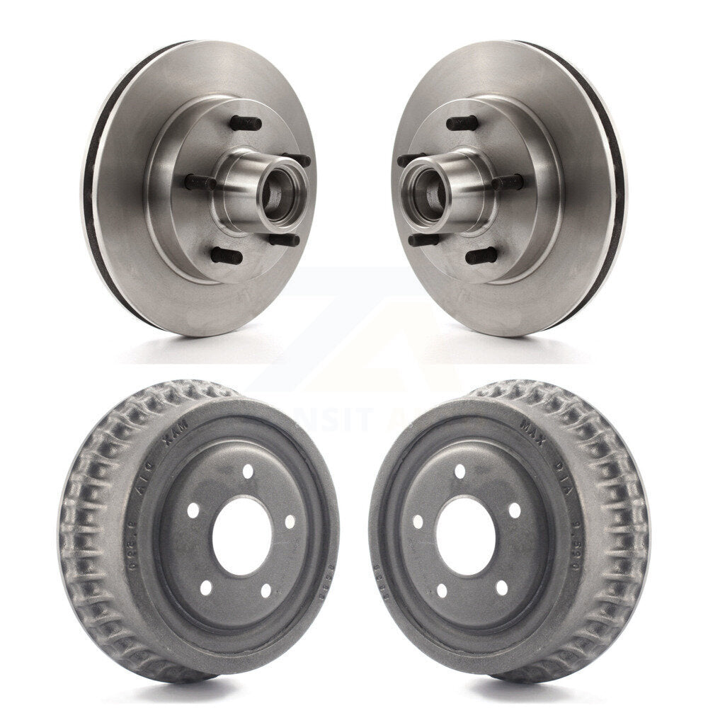 Brake Rotors Drum Front Rear Kit For Chevrolet Camaro Pontiac Firebird Monte S10