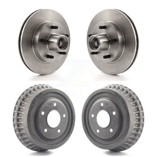 Brake Rotors Drum Front Rear Kit For Chevrolet Camaro Pontiac Firebird Monte S10