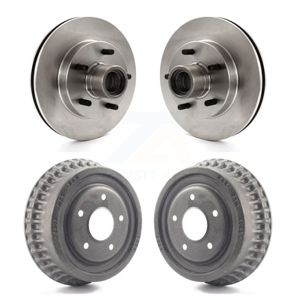 Brake Rotors Drums Front Rear Kit For GMC Sonoma Chevrolet S10 Blazer S15 Jimmy