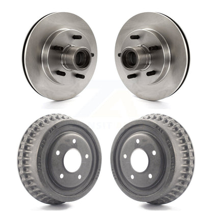 Brake Rotors Drums Front Rear Kit For GMC Sonoma Chevrolet S10 Blazer S15 Jimmy