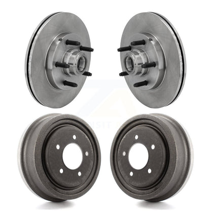 Disc Brake Rotors Drums Kit Front Rear For 1999 Ford F-150 RWD