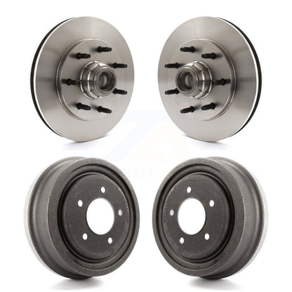 Disc Brake Rotors Drums Kit Front Rear For 1999 Ford F-150 RWD