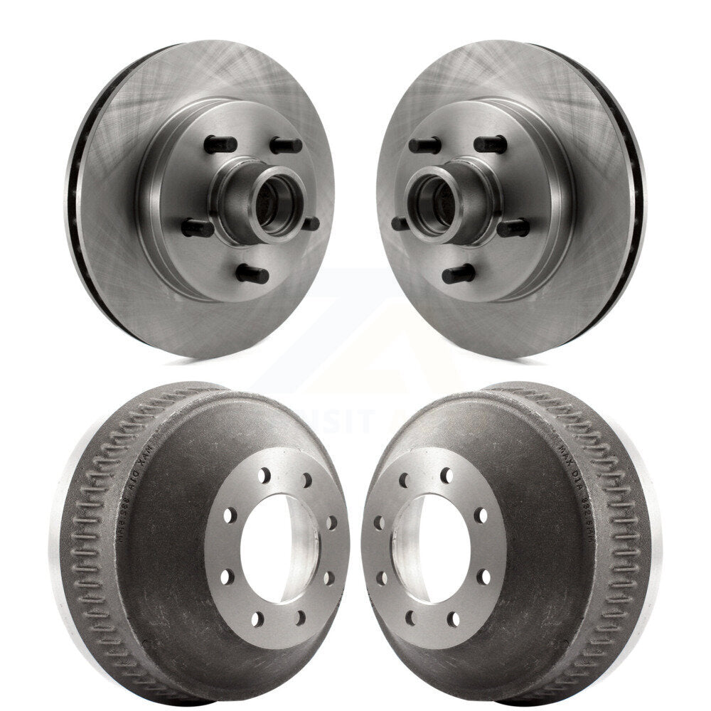 Disc Brake Rotor Drum Front Rear Kit For C1500 Suburban Chevrolet GMC GAS engine