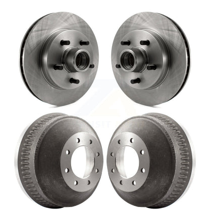 Disc Brake Rotor Drum Front Rear Kit For C1500 Suburban Chevrolet GMC GAS engine