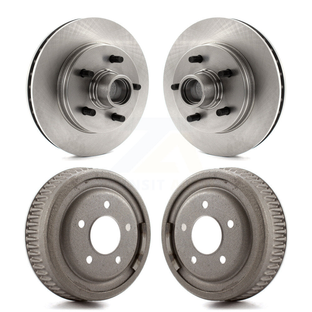 Disc Brake Rotors Drums Kit Front Rear For C1500 Chevrolet GMC