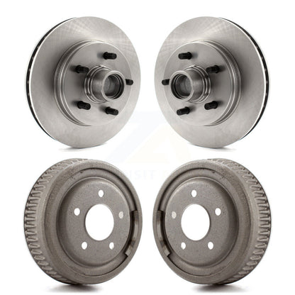 Disc Brake Rotors Drums Kit Front Rear For C1500 Chevrolet GMC