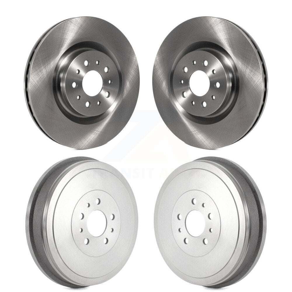 Disc Brake Rotors Drums Kit Front Rear For 2015-2022 Ram ProMaster City