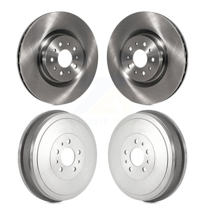 Disc Brake Rotors Drums Kit Front Rear For 2015-2022 Ram ProMaster City