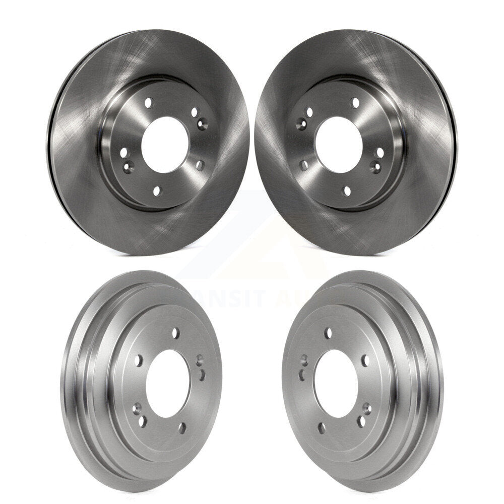 Disc Brake Rotors Drums Kit Front Rear For Hyundai Elantra Venue