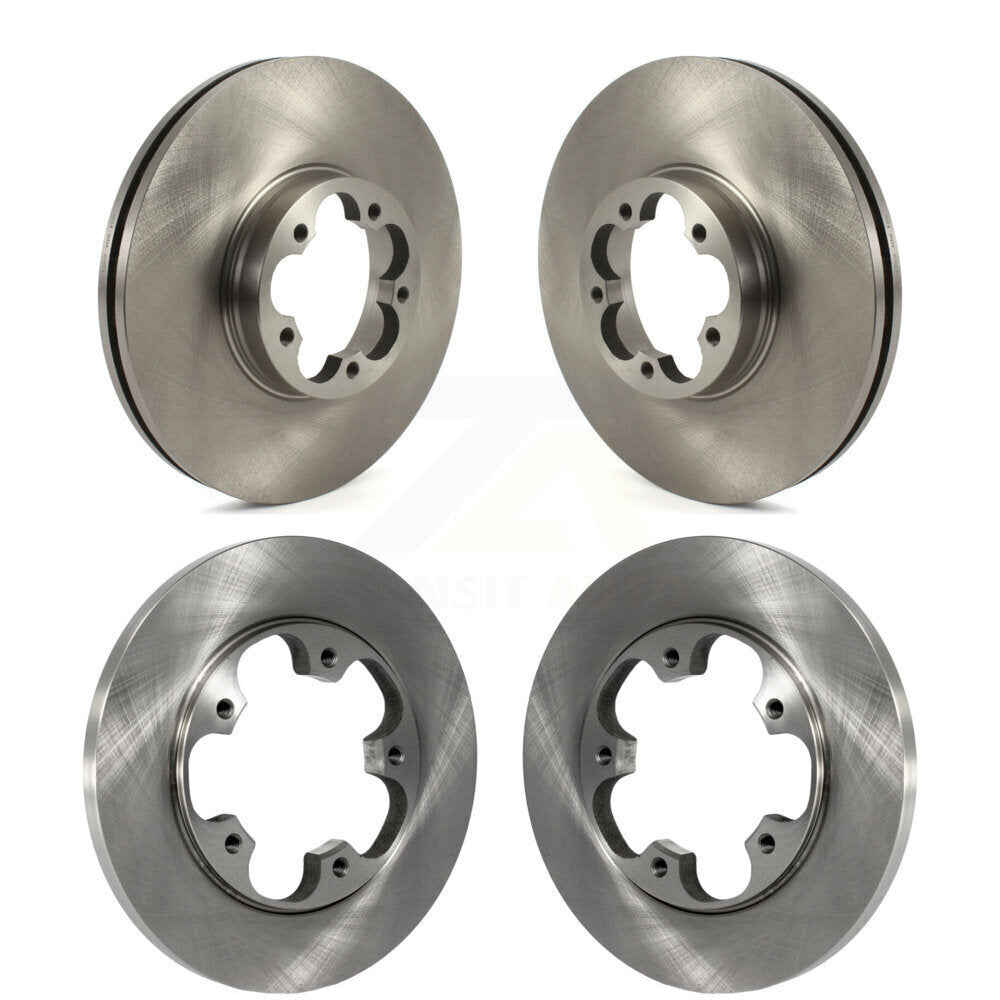 Disc Brake Rotors Front Rear Kit For 2016 Ford Transit-350 HD With 5 Lug Wheels