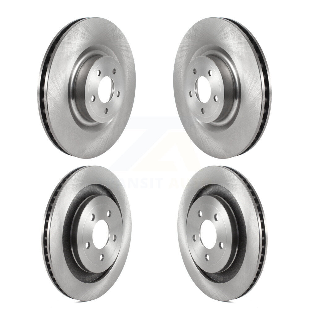 Disc Brake Rotors Front Rear Kit For Ford Mustang