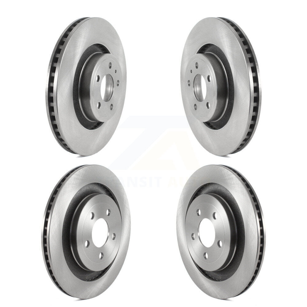 Disc Brake Rotors Front Rear Kit For Ford Mustang