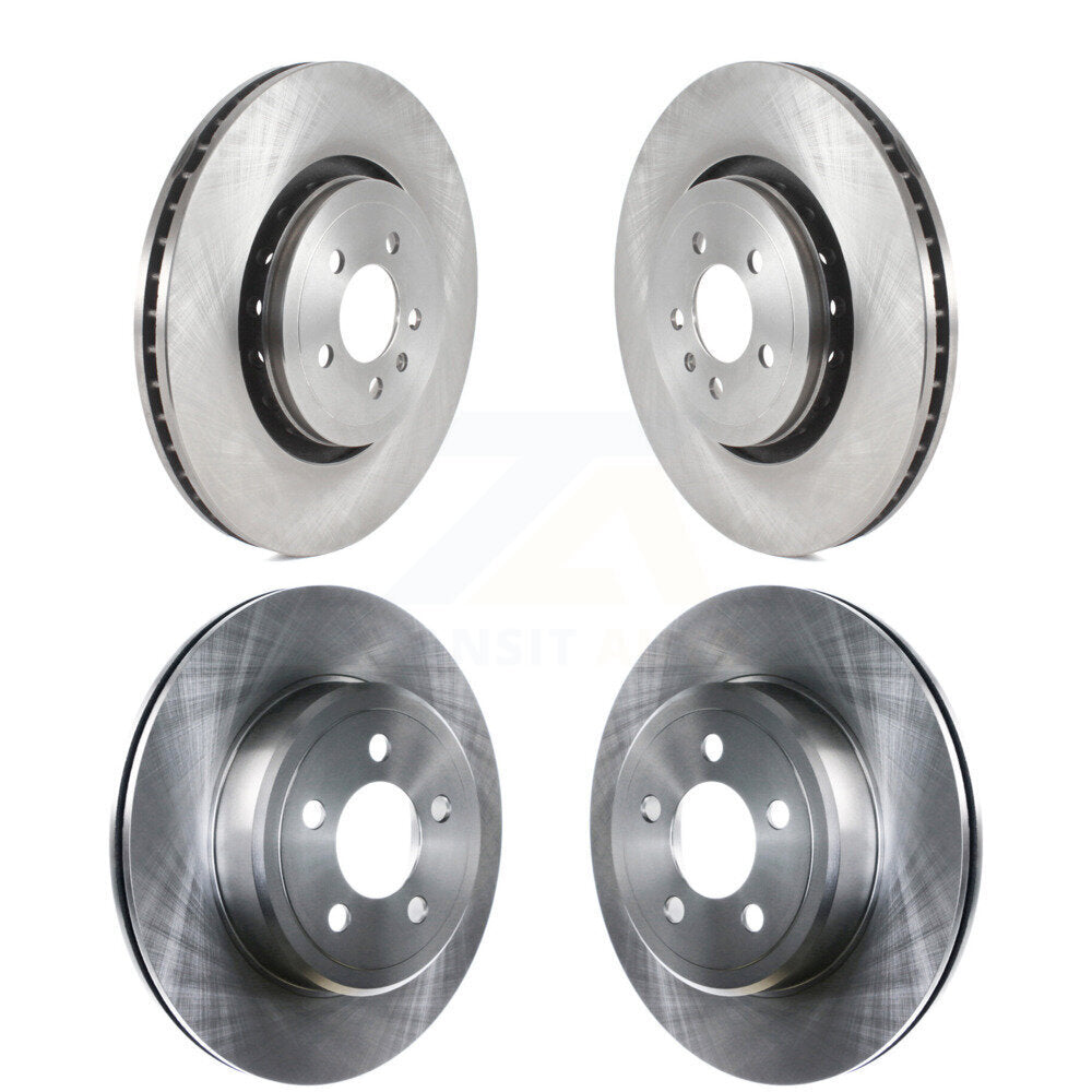 Brake Rotors Front Rear Kit For Dodge Charger With 370mm Diameter Rotor