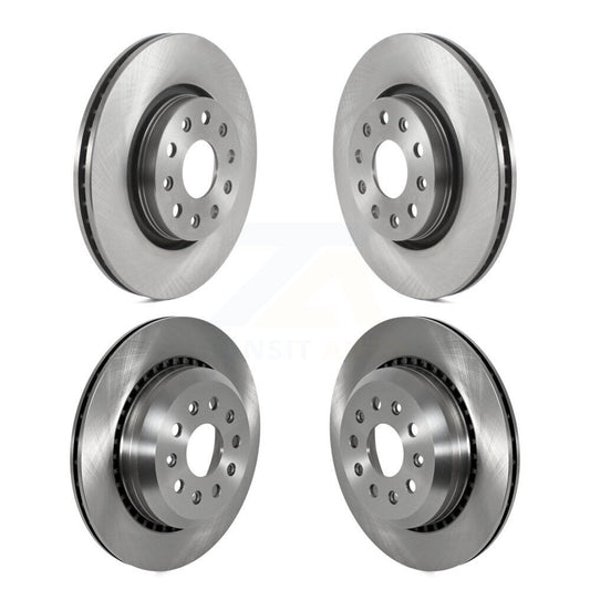Disc Brake Rotors Front Rear Kit For 2020-2024 Jeep Gladiator