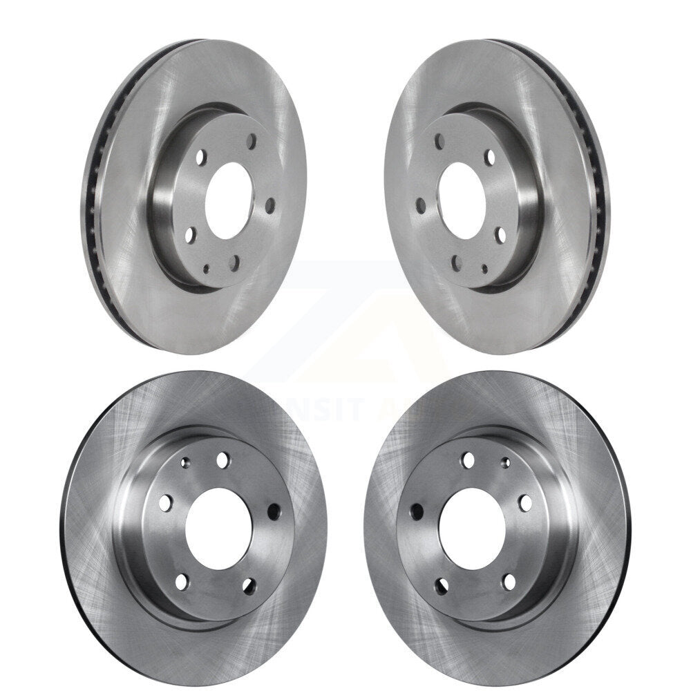 Disc Brake Rotors Front Rear Kit For Mazda 3 Sport FWD