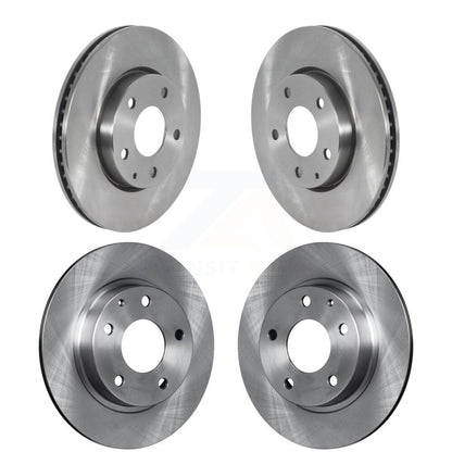 Disc Brake Rotors Front Rear Kit For Mazda 3 Sport FWD