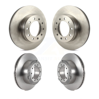 Disc Brake Rotors Front Rear Kit For Ford F-450 Super Duty F-550 F-600