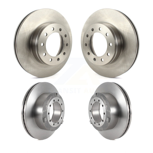 Disc Brake Rotors Front Rear Kit For Ford F-450 Super Duty F-550 F-600