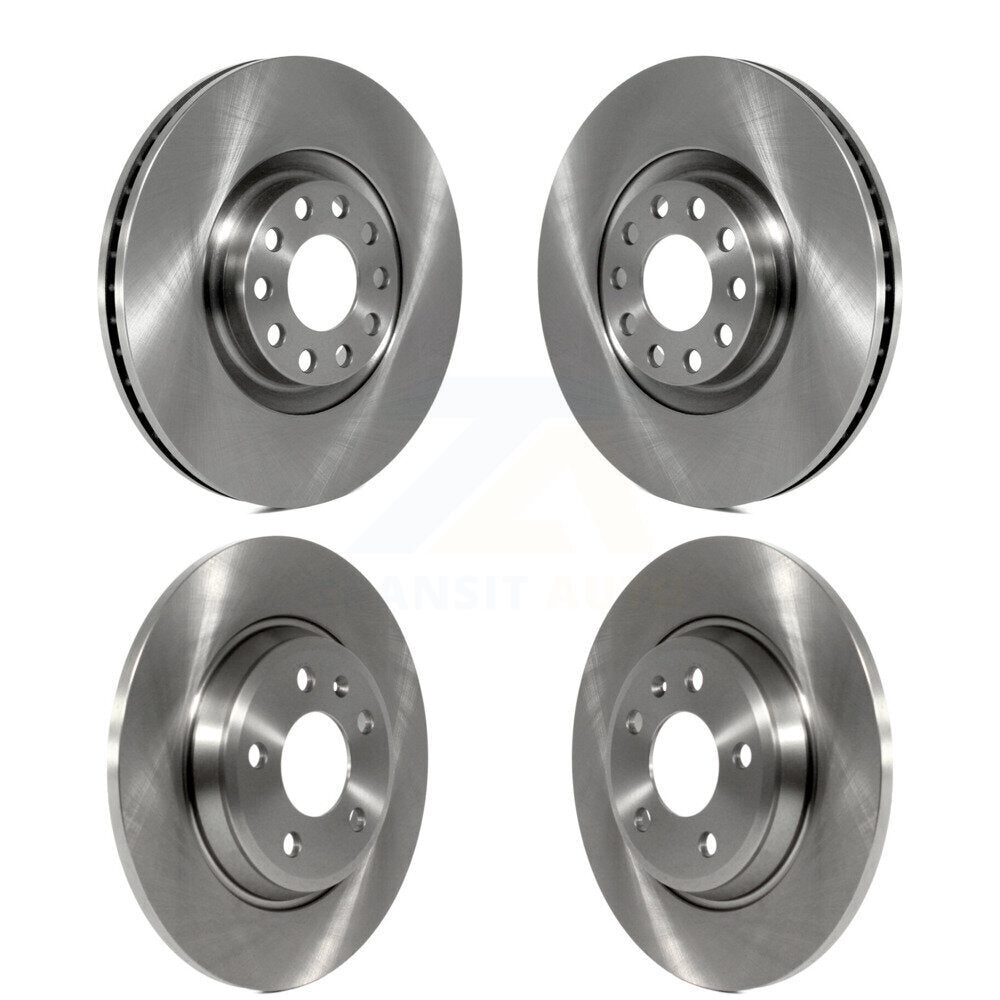 Brake Rotor Front Rear Kit For 09 Audi A4 Quattro With 300mm Diameter